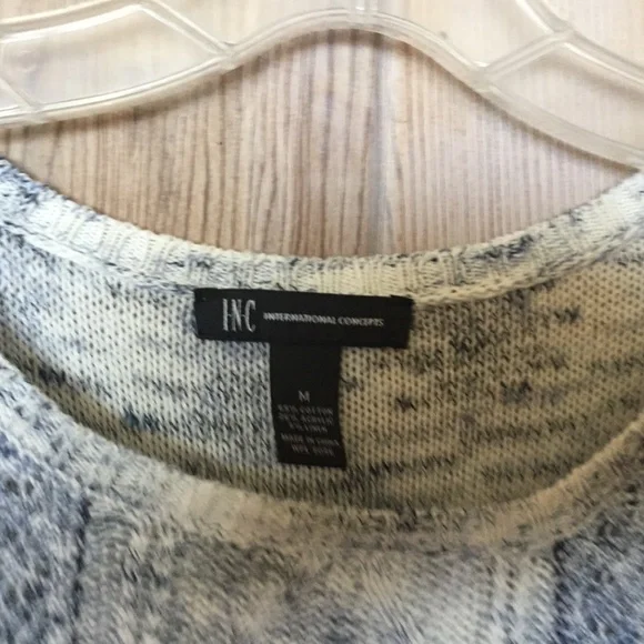 INC Pullover Sweater Ombre Cable Knit M - Picture 3 of 10